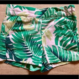 Janie and Jack Palm Print Shorts